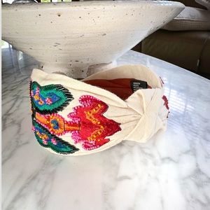 Anthropologie NamJosh Embellished beaded headband